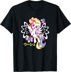My Little Pony: Friendship Is Magic Rainbow Dash Kanji Logo T-Shirt - T-Shirt | Black