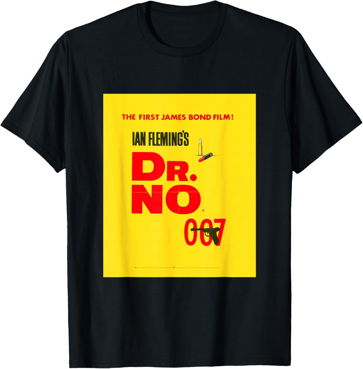 Official James Bond 007 Dr. No T-Shirt - T-Shirt | Black