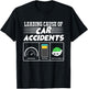 Turtle Shells The Leading Cause Of Car Accidents Funny Gamer T-Shirt - T-Shirt | Black
