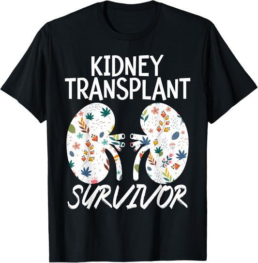 Kidney Transplant Survivor Organ Recipient Transplant Tough T-Shirt - T-Shirt | Black