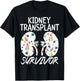 Kidney Transplant Survivor Organ Recipient Transplant Tough T-Shirt - T-Shirt | Black