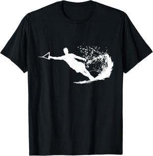 Water Skier Professional - Water Skiing Water Skiing , Men, Black, Small T-Shirt - T-Shirt | Black