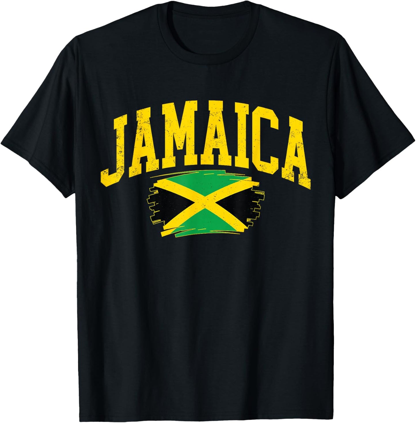 Vintage Jamaica Vacation Retro Jamaican Souvenir Men Women T-Shirt - T-Shirt | Black