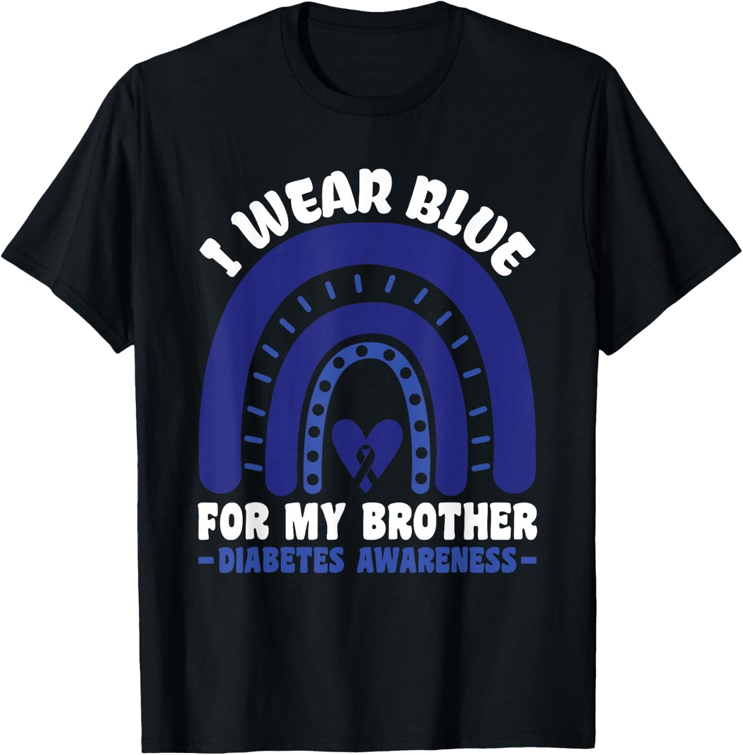 T1D Diabetes Awareness - Diabetic Type 1 Diabetes T-Shirt - T-Shirt | Black
