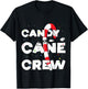 Candy Cane Crew Funny Christmas Candy Lover Dancing Candy T-Shirt - T-Shirt | Black