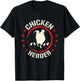 Funny Chicken Herder | Rooster With Chicken T-Shirt - T-Shirt | Black