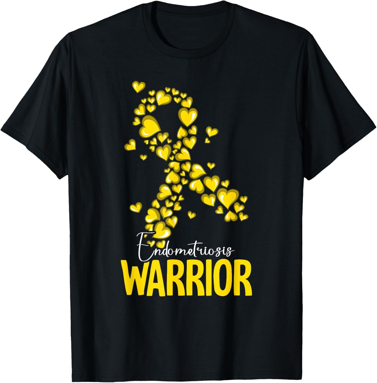 Warrior Endometriosis Awareness T-Shirt - T-Shirt | Black