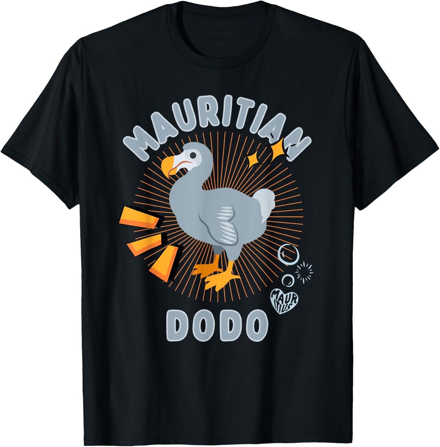 Funny Mauritian Dodo Mauritius Tropical Holiday Island T-Shirt - T-Shirt | Black