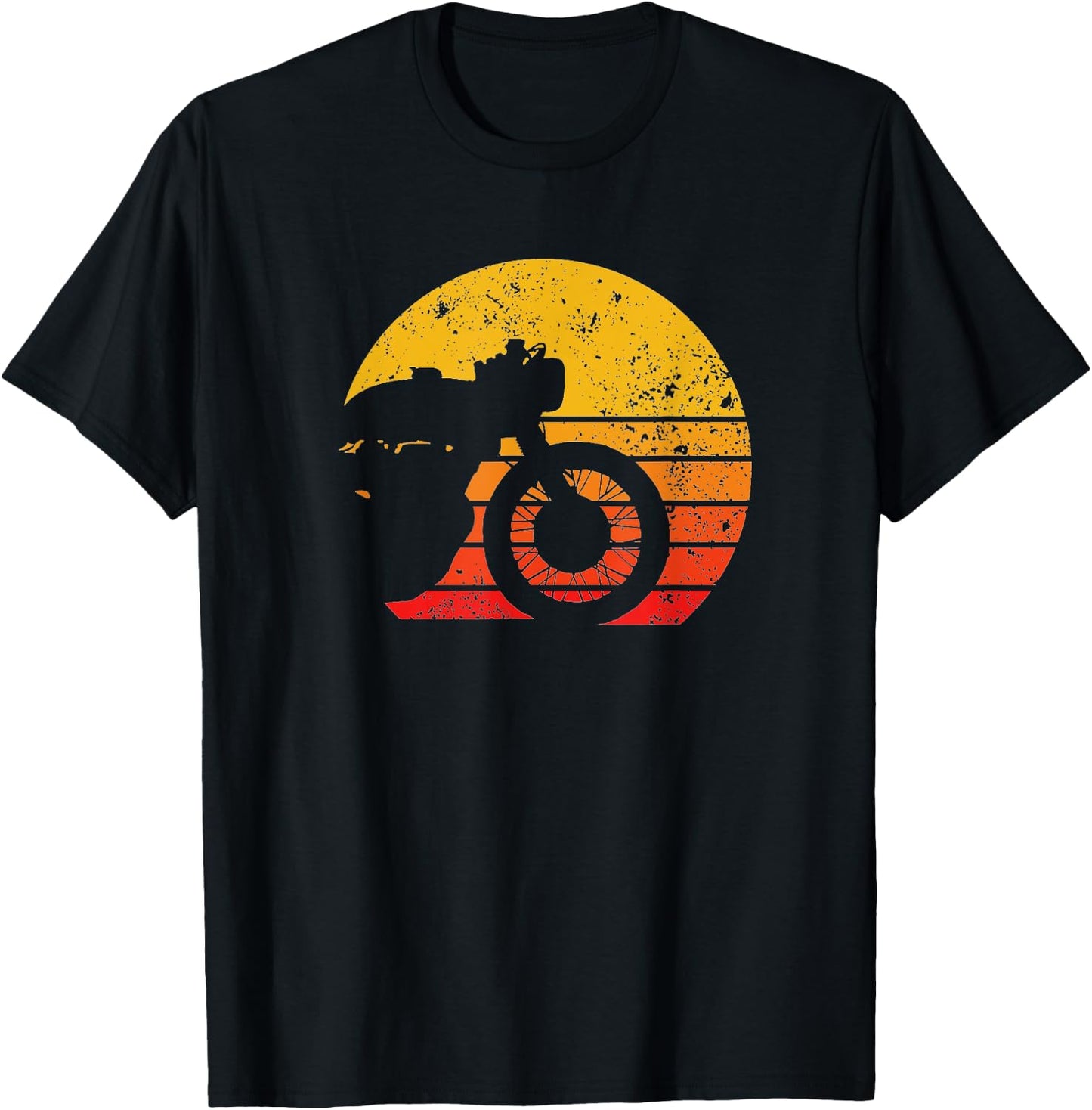 Motorcycle Shirt Cool Vintage Retro Cafe Racer Fan T-Shirt - T-Shirt | Black