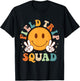 School Field-Trip Squad Groovy Field Day 2023 Teacher Kids T-Shirt - T-Shirt | Black