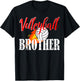 Volleyball Brother Volleyball Lover T-Shirt - T-Shirt | Black