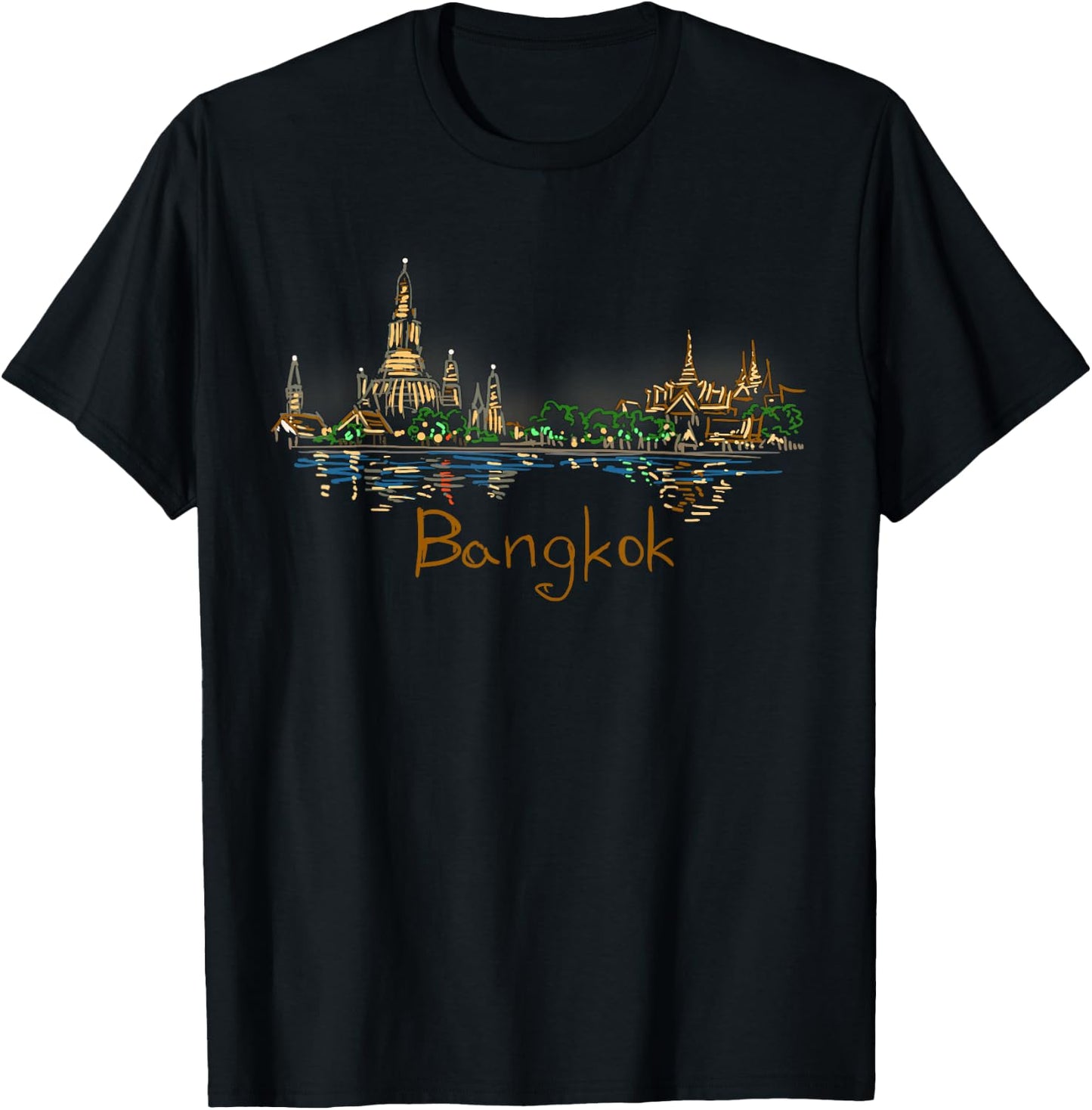 Bangkok City Thailand souvenir gift women T-Shirt - T-Shirt | Black