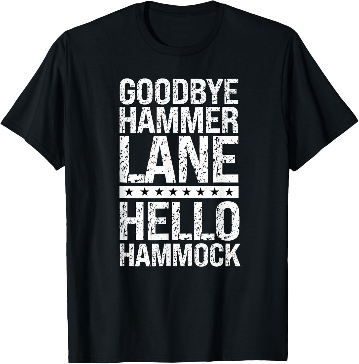 Retired Truck Driver Trucking Retirement Big Rig Hammer Lane T-Shirt - T-Shirt | Black