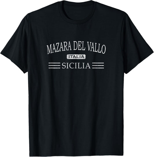 Mazara Del Vallo Sicilia Italia - Mazara Del Vallo Italy T-Shirt - T-Shirt | Black
