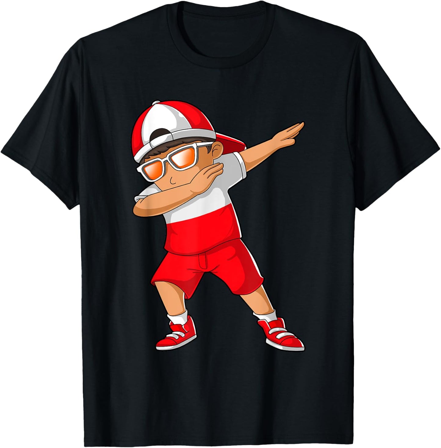 Polish Boy Poland Kid Patriotism Roots Heritage T-Shirt - T-Shirt | Black