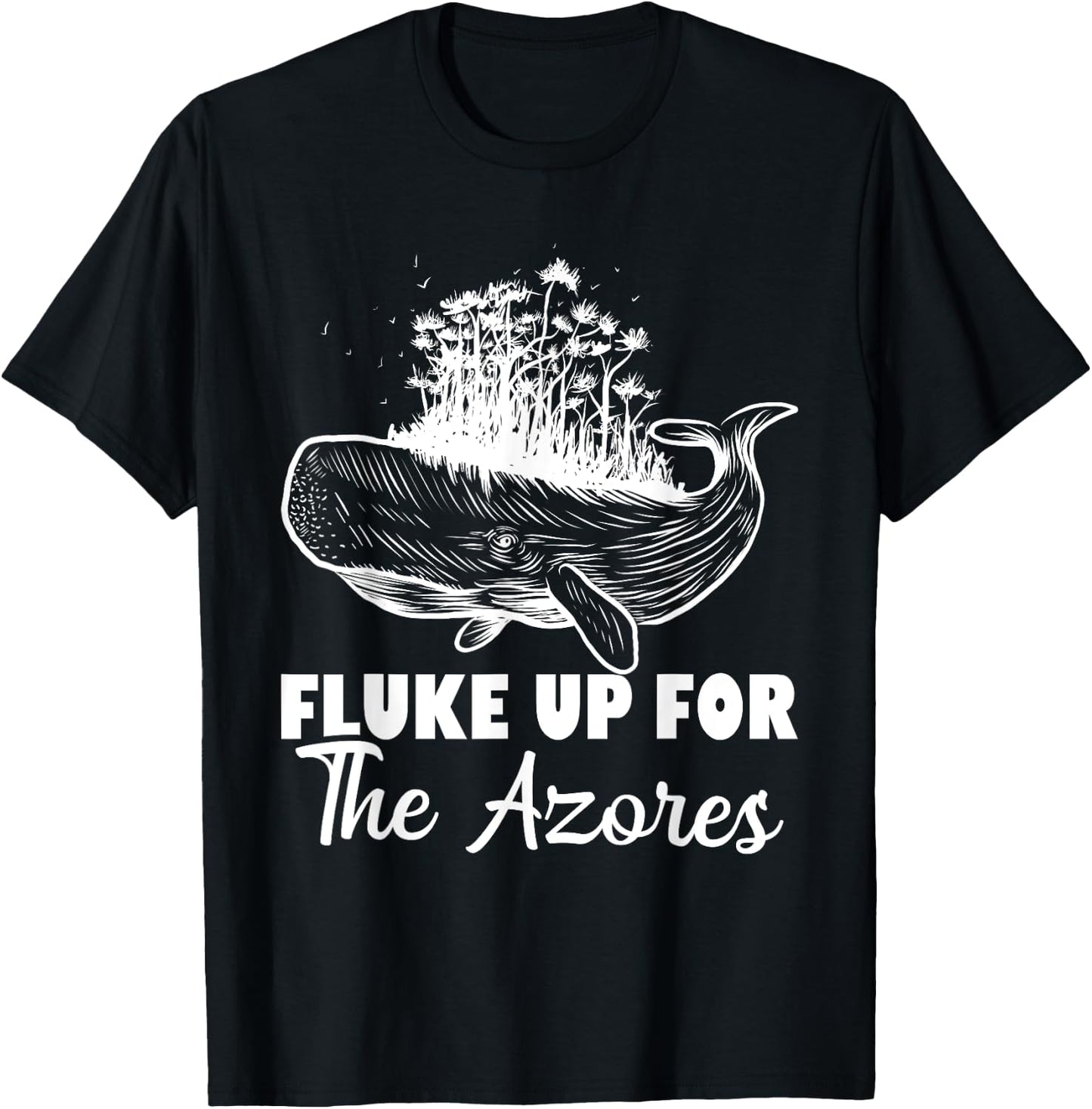 Azores Summer Vacation Whale Watching Beach Vacay T-Shirt - T-Shirt | Black