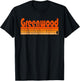 Greenwood, Mississippi Retro 80s Style T-Shirt - T-Shirt | Black