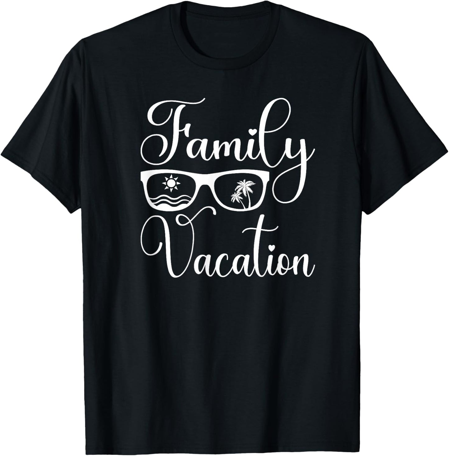 Family Vacation Matching summer trip T-Shirt - T-Shirt | Black