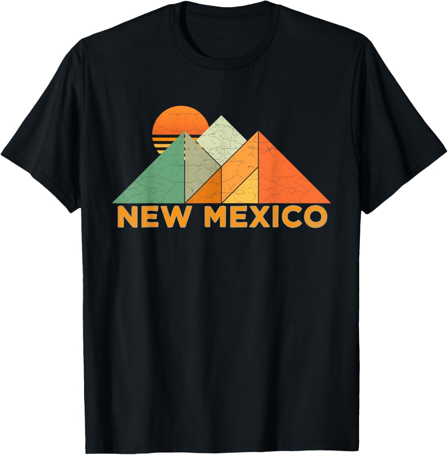 Vintage New Mexico Retro T-Shirt - T-Shirt | Black