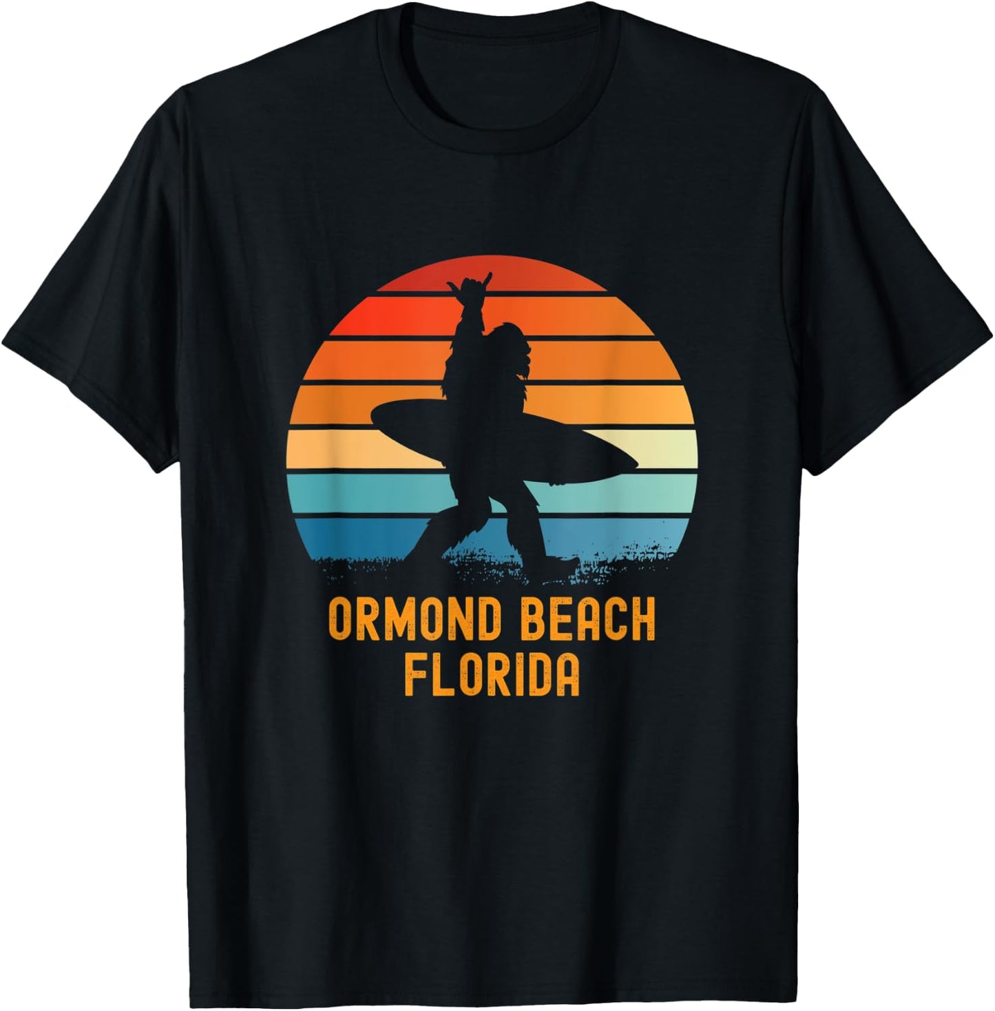 Ormond Beach - Florida Sasquatch Souvenir Women Kids T-Shirt - T-Shirt | Black