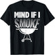 Smoking Dad Grilling Meat BBQ Smoker Food Griller T-Shirt - T-Shirt | Black