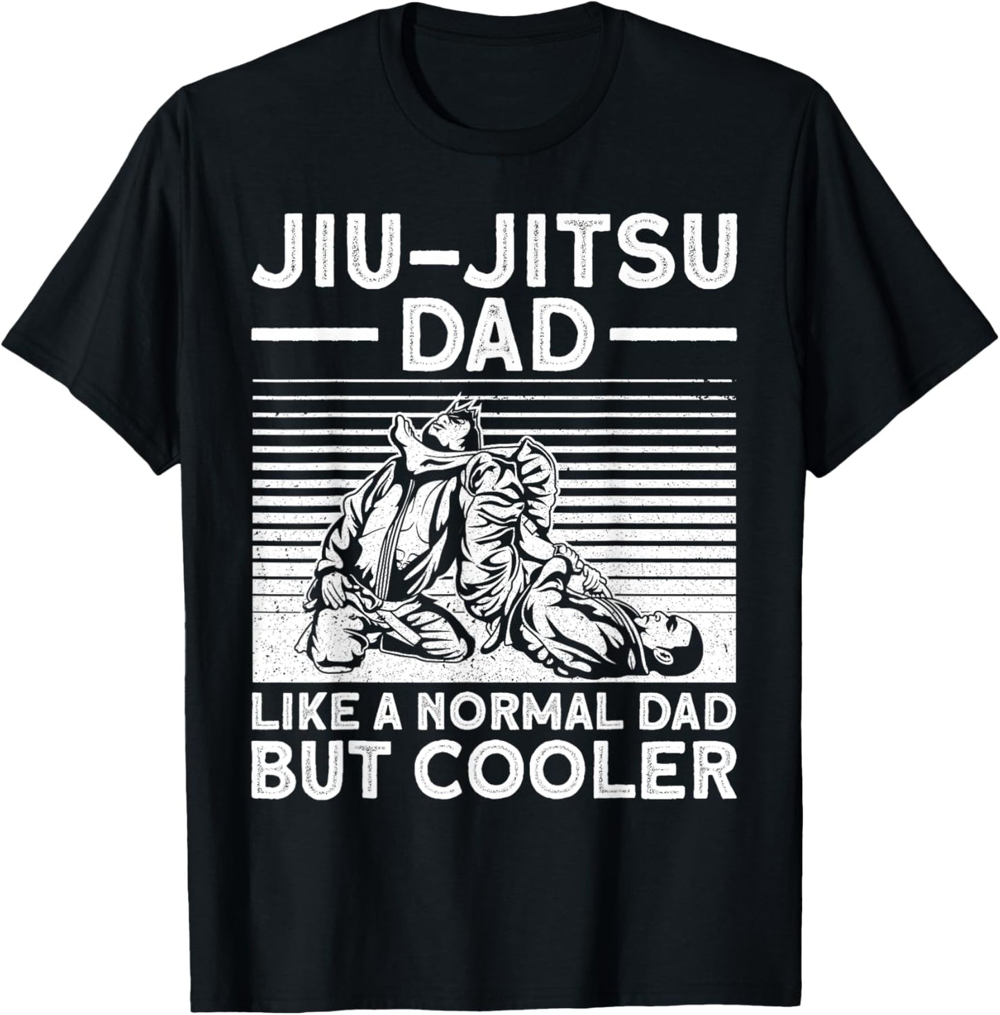 Funny Jui Jitsu Dad Design Brazilian Jui Jitsu Lover Small T-Shirt - T-Shirt | Black
