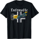 WW2 Aircraft Fighter I German Warbird I Messerschmitt BF-109 T-Shirt - T-Shirt | Black