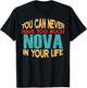 Funny Nova Personalised First Name Joke Item T-Shirt - T-Shirt | Black