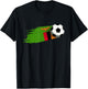 Zambia Flag Jersey Zambian Soccer Team Zambian T-Shirt - T-Shirt | Black