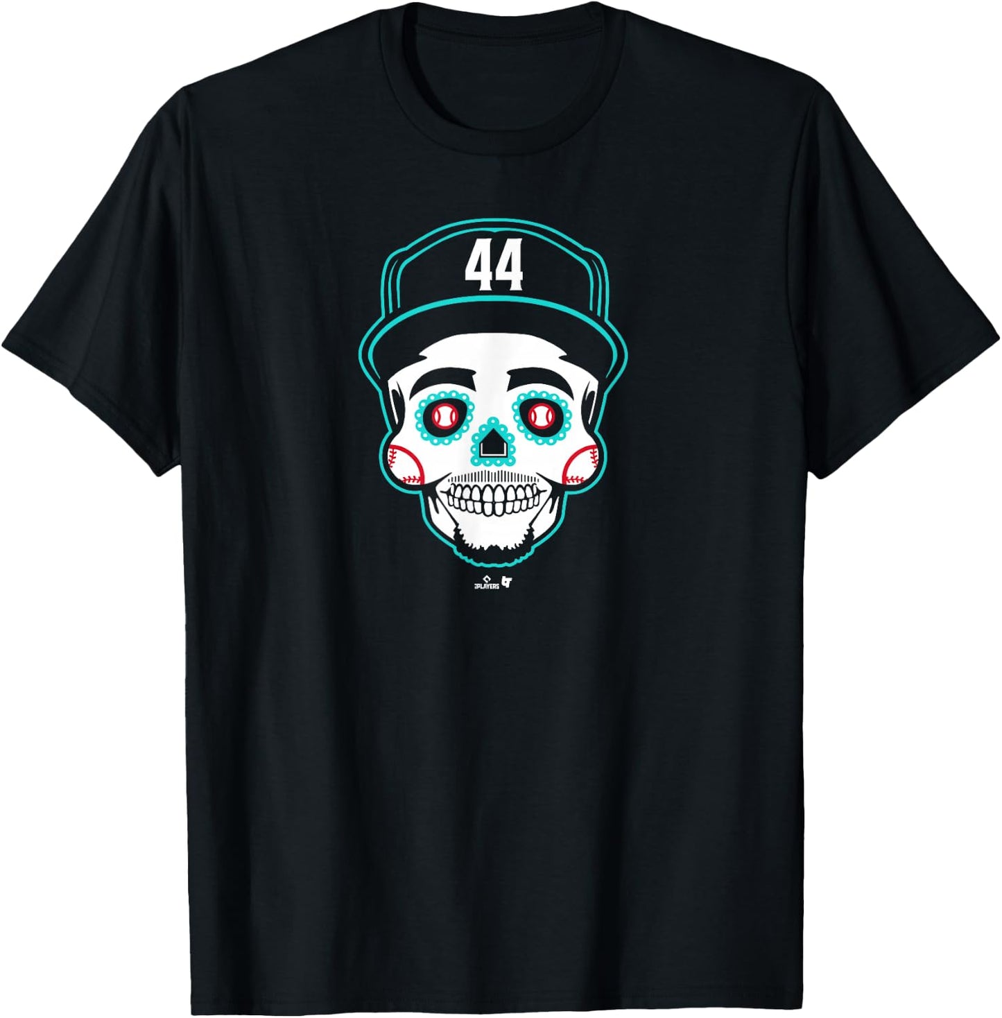 Julio Rodriguez - Sugar Skull - Seattle Baseball T-Shirt - T-Shirt | Black