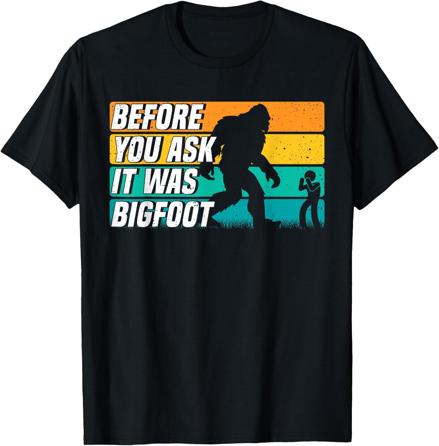 It was Bigfoot Handicapped PWD Funny Disability Wheelchair T-Shirt - T-Shirt | Black
