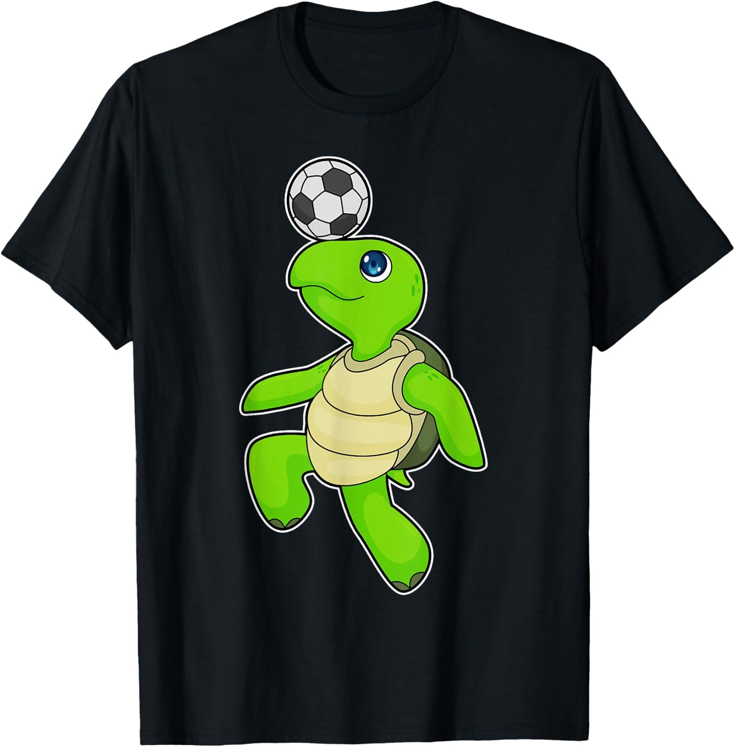Turtle Soccer player Soccer Sports T-Shirt - T-Shirt | Black