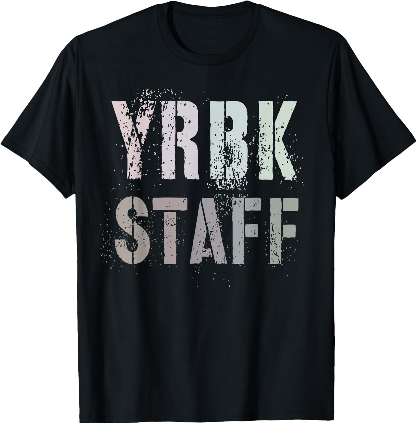 Funny YEARBOOK YRBK STAFF School Literary Club Teacher Team T-Shirt - T-Shirt | Black