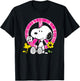 Peanuts - Snoopy Woodstock Peace Sign T-Shirt - T-Shirt | Black