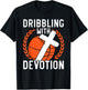 Basketball And Jesus Christ Christian Believer Hooper T-Shirt - T-Shirt | Black