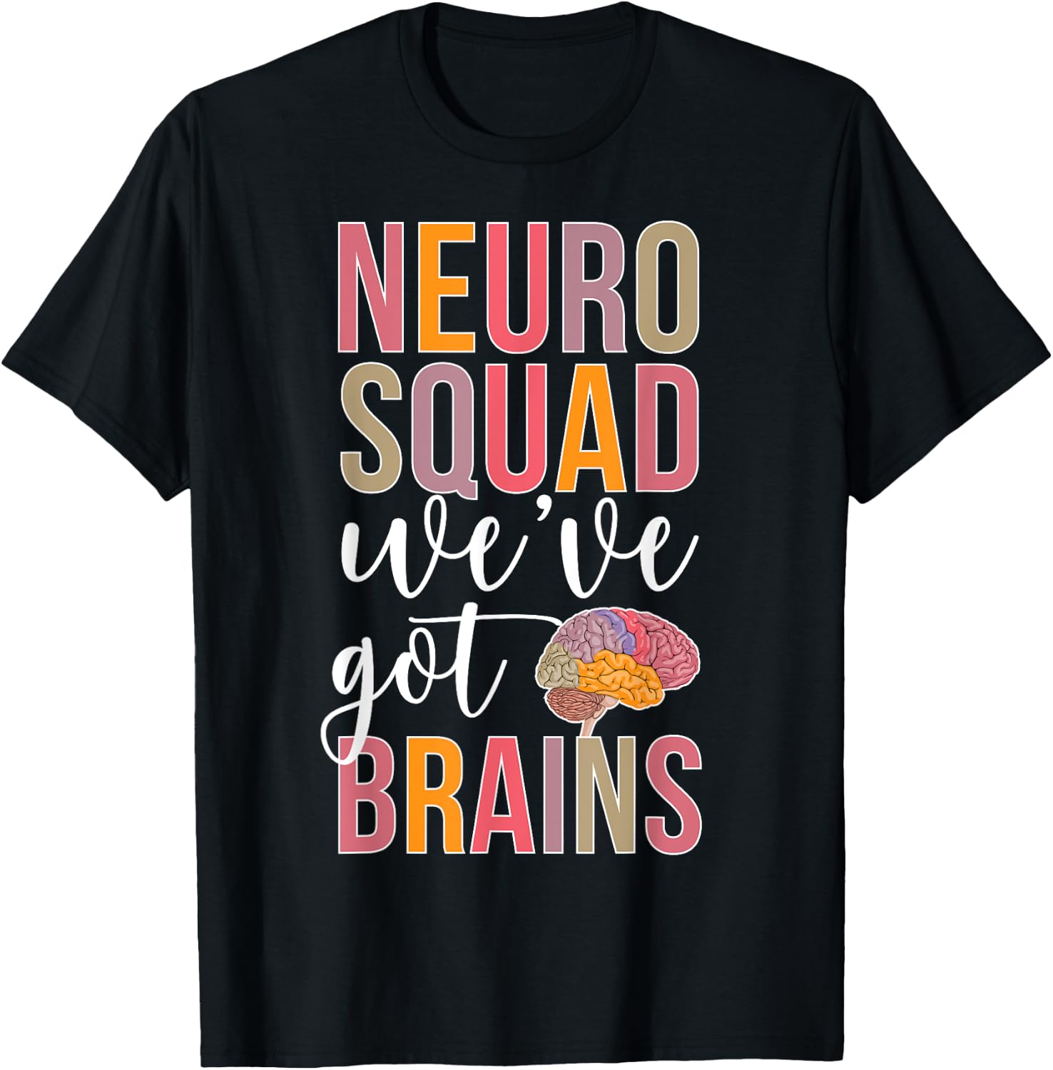 Neuro Squad Neurologist Neuro Tech Neurology Team T-Shirt - T-Shirt | Black