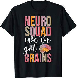 Neuro Squad Neurologist Neuro Tech Neurology Team T-Shirt - T-Shirt | Black