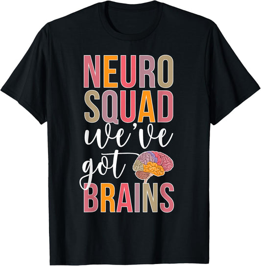 Neuro Squad Neurologist Neuro Tech Neurology Team T-Shirt - T-Shirt | Black
