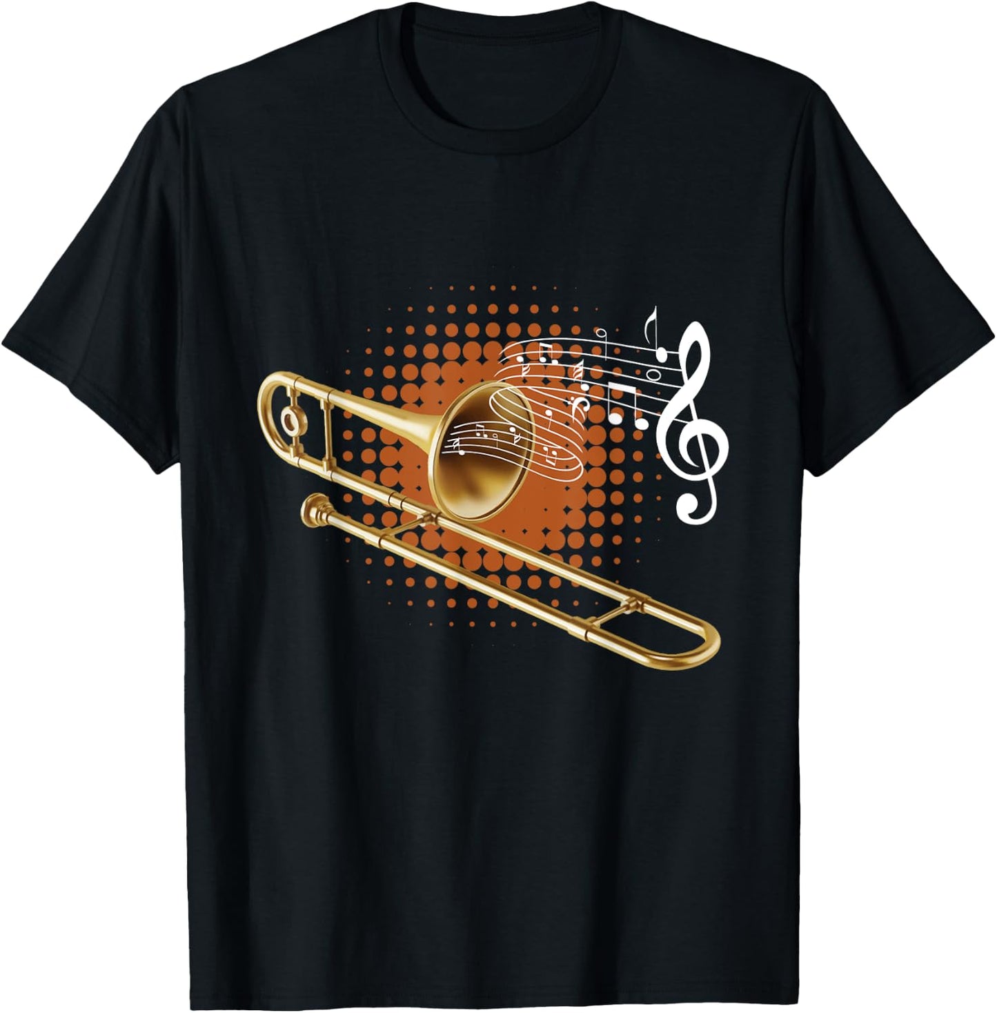 Musical Trombone - Trombonist Marching Band Player T-Shirt - T-Shirt | Black