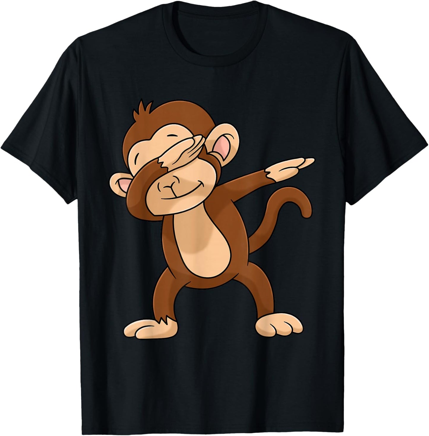 Funny Monkey Shirt Women Men Kids Toddler Adult T-Shirt - T-Shirt | Black