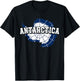 Antarctica Map and Flag Souvenir Antarctic T-Shirt - T-Shirt | Black