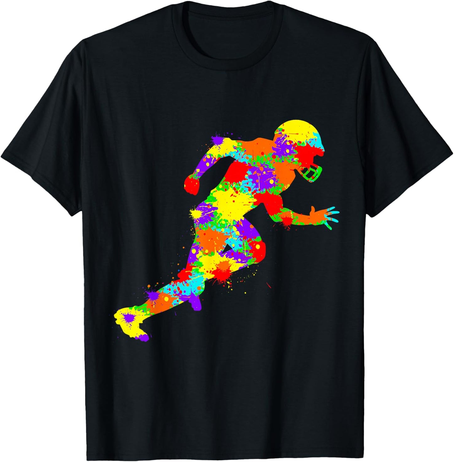 American Football Children's Boys Men T-Shirt - T-Shirt | Black