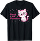 Feral and Fabulous Cute Cat Lover Gift Funny Cat Owner Men Women T-Shirt - T-Shirt | Black