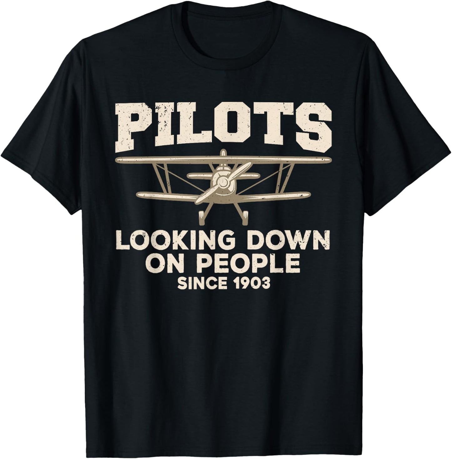 Cool Pilot Women Aircraft Pilot Airplane Flying T-Shirt - T-Shirt | Black