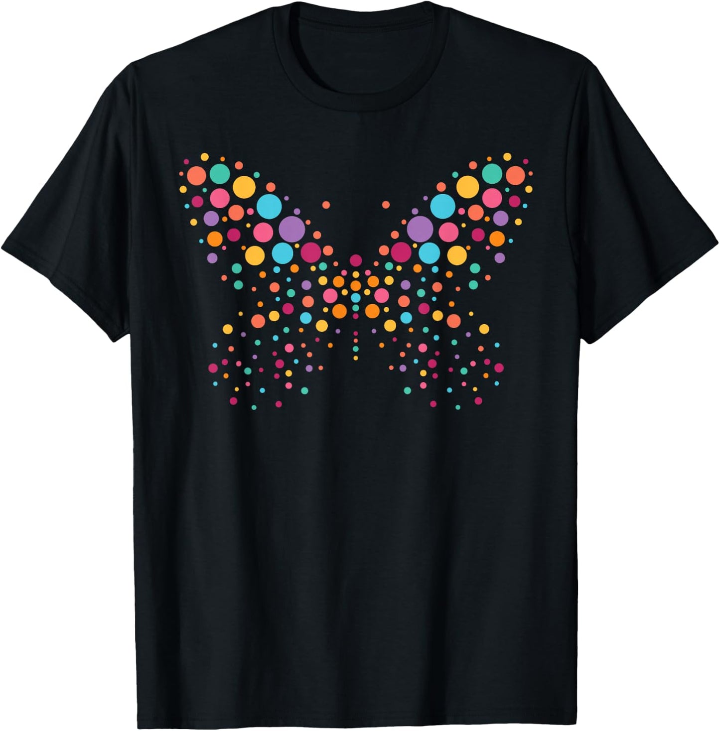 Polka Dot Day Butterfly International Dot Day T-Shirt - T-Shirt | Black