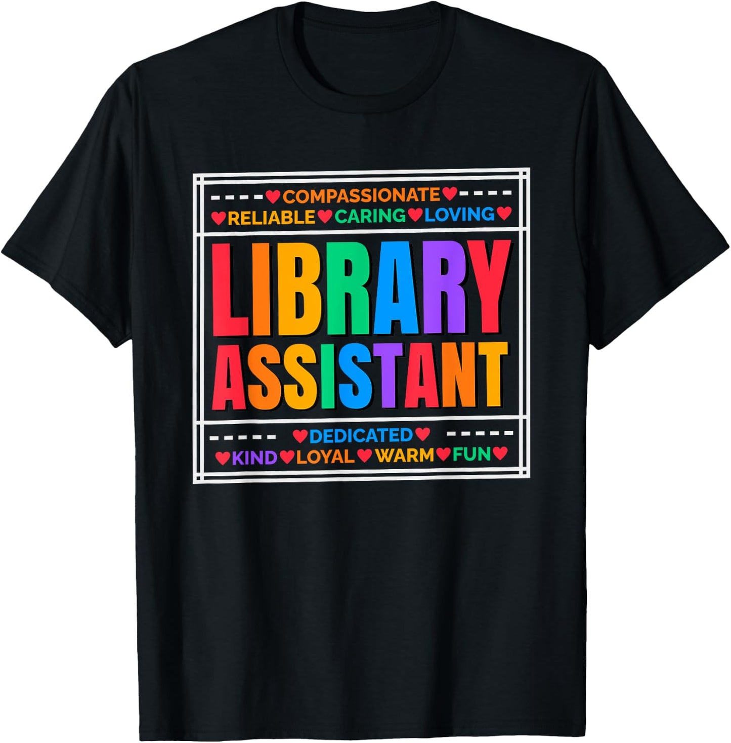 Library Teacher & Librarian Appreciation Women's Librarian Assistant - Black - Small T-Shirt - T-Shirt | Black