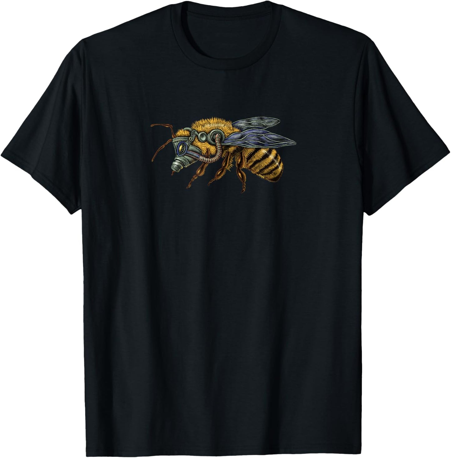 Endangered Bee - by Emek Artman T-Shirt - T-Shirt | Black