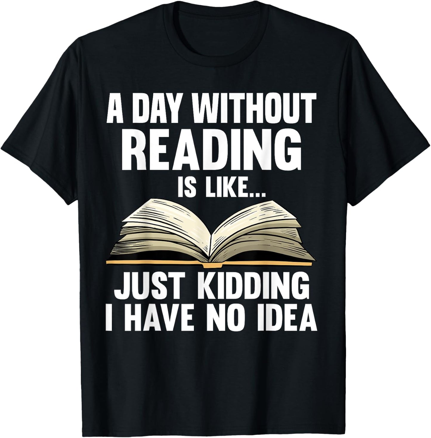 Funny Reading Art Women Reading Book Lover Bookworm T-Shirt - T-Shirt | Black