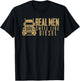 Real Men Smell Like Diesel Truck Driving Trucker Trucking T-Shirt - T-Shirt | Black