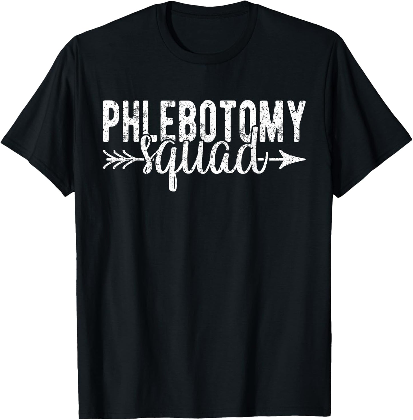 Phlebotomy Squad T-Shirt - T-Shirt | Black